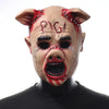 Masque Halloween Tête de Cochon Ensanglanté