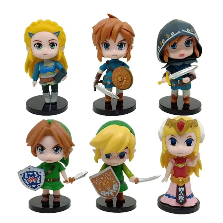 Pack 6 Figurines Legend of Zelda