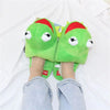 Pantoufle Peluche Kermit la grenouille