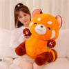 Peluche Mignonne Panda rouge