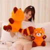 Peluche Mignonne Panda rouge