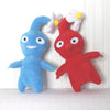 Peluche Pikmin Jaune Rouge