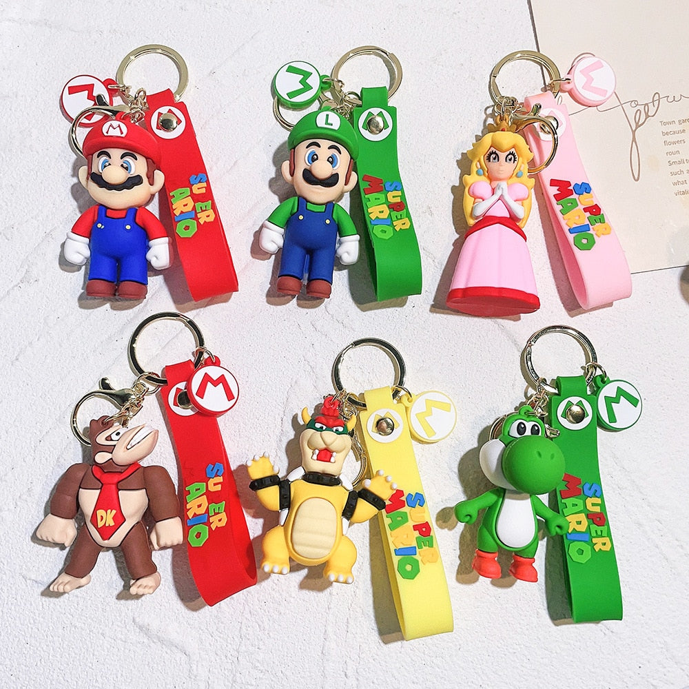 Porte clés personnages Super Mario