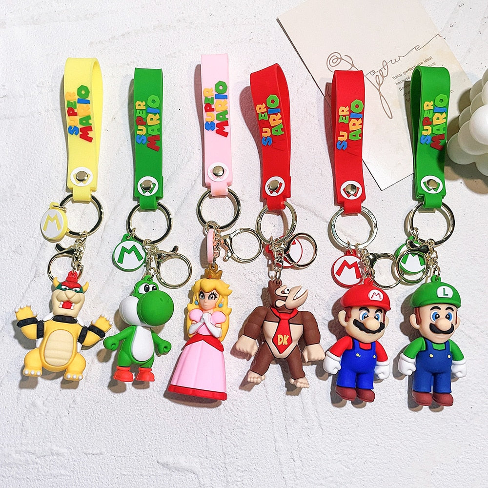 Porte clés personnages Super Mario