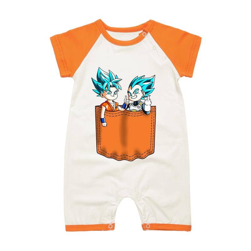 Grenouillère Enfant DBZ Goku & Vegeta Blue