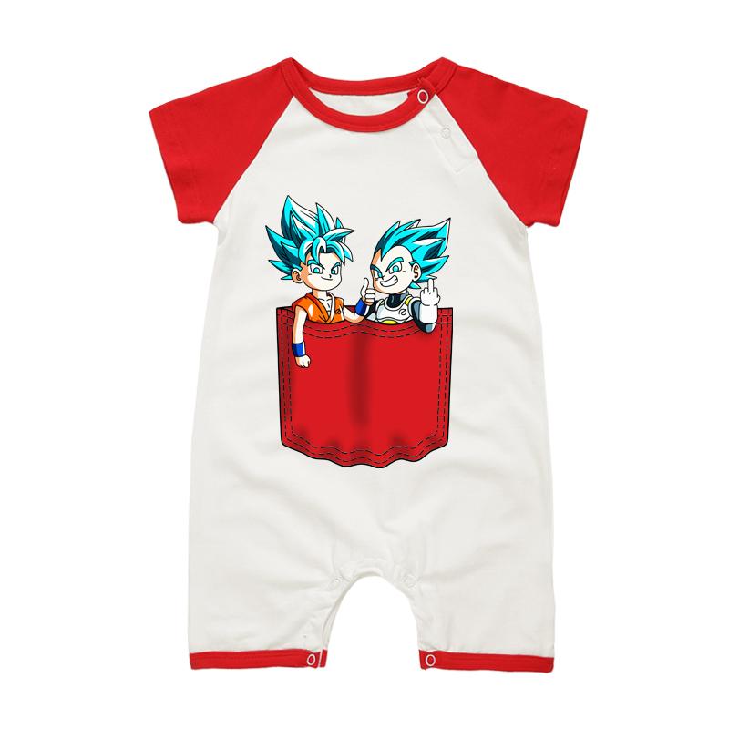 Grenouillère Enfant DBZ Goku & Vegeta Blue