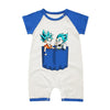 Grenouillère Enfant DBZ Goku & Vegeta Blue