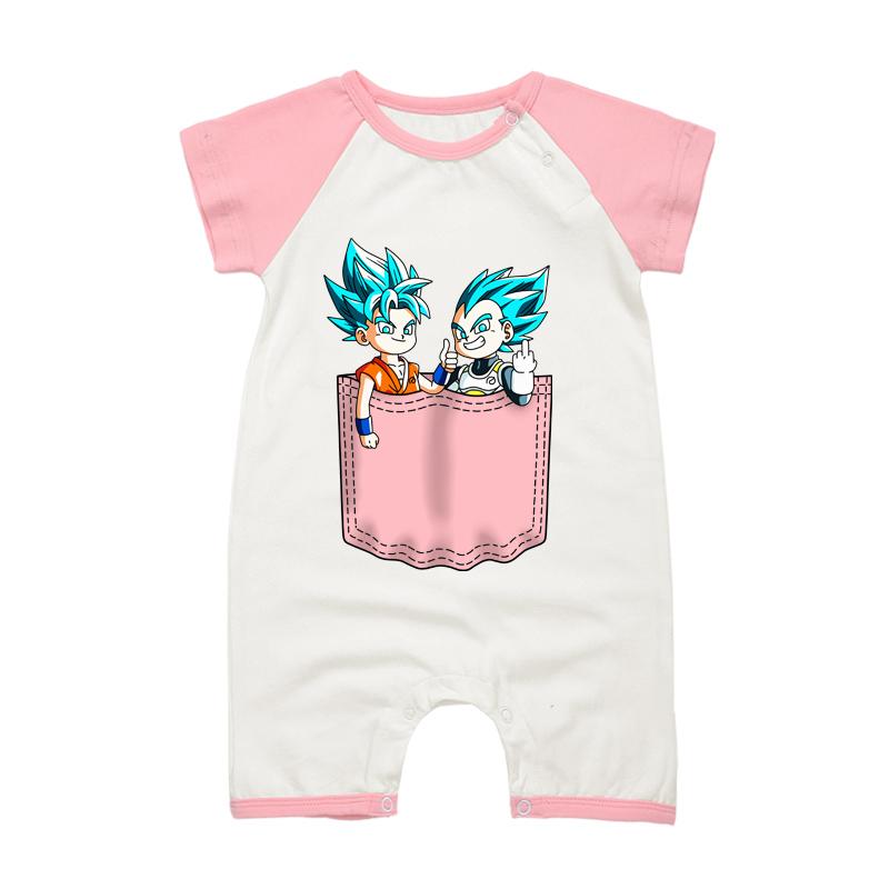 Grenouillère Enfant DBZ Goku & Vegeta Blue