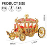 Puzzle 3D en métal Carrosse de princesse