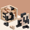 Puzzle Cube Bois 3D Créatif