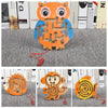 Puzzle de labyrinthe en bois en forme d'animal