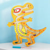 Puzzle de labyrinthe en bois en forme d'animal