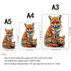 Puzzle en bois Famille de renards