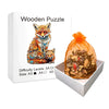 Puzzle en bois Famille de renards