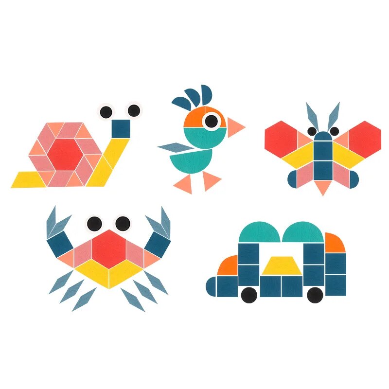 Puzzle Forme Géométrique pour enfant