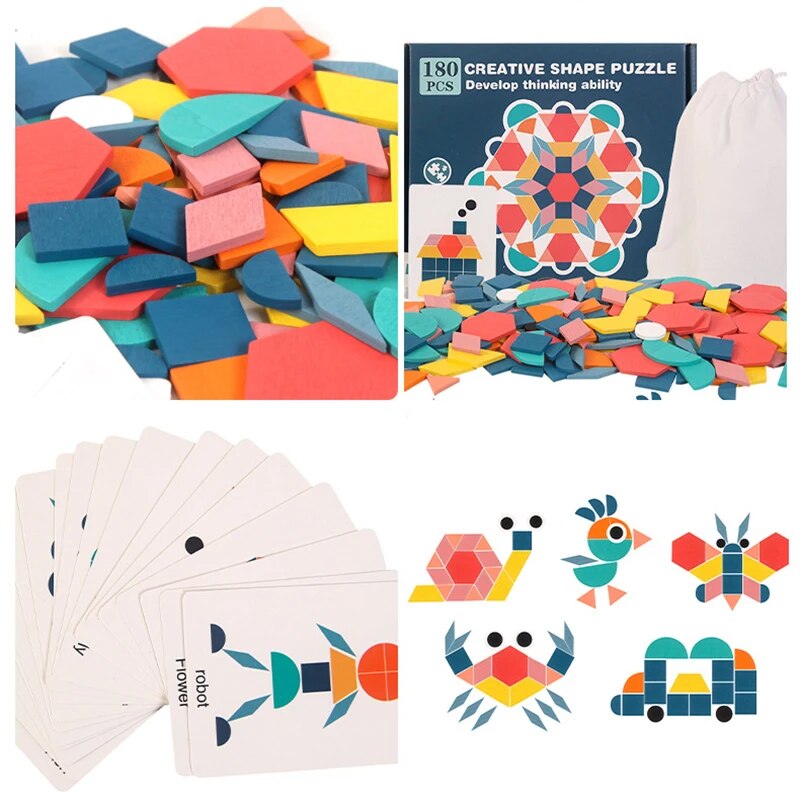 Puzzle Forme Géométrique pour enfant