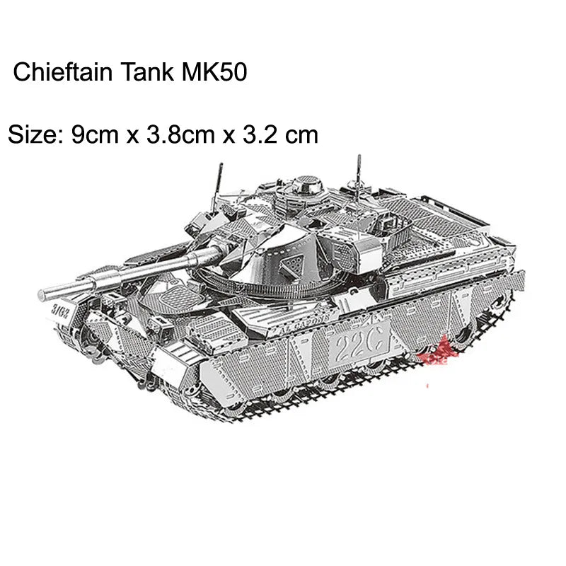 Puzzle 3D Tanks réaliste