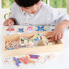 Puzzle Éducatif Famille ourson et éléphant