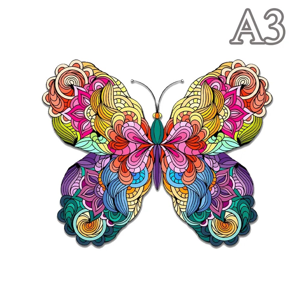 Puzzle coloré de haute qualité en Bois