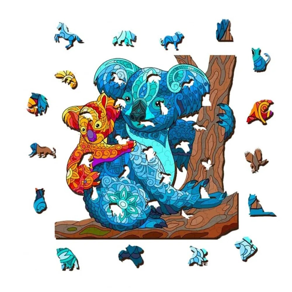 Puzzle coloré de haute qualité en Bois