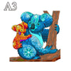 Puzzle coloré de haute qualité en Bois