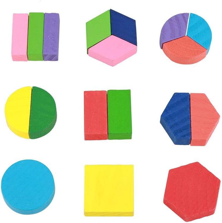 Puzzle en bois d'apprentissage des formes