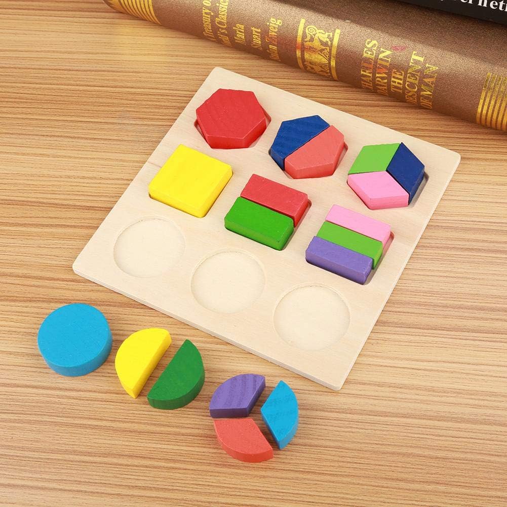 Puzzle en bois d'apprentissage des formes