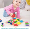 Puzzle en bois d'apprentissage des formes