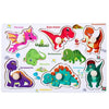 Puzzle Dinosaures d'Apprentissage en Anglais - Pédagogie Montessori