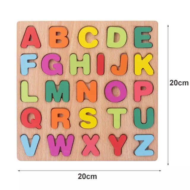 Puzzle Lettre apprentissage Montessori