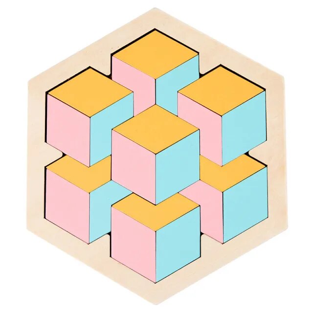 Puzzle Montessori en Bois
