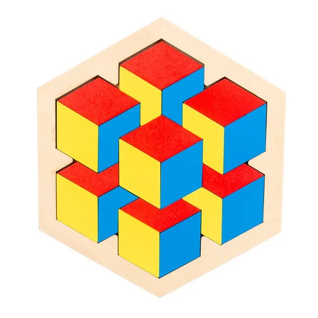 Puzzle Montessori en Bois