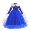 Robe Bleue de princesse Elsa