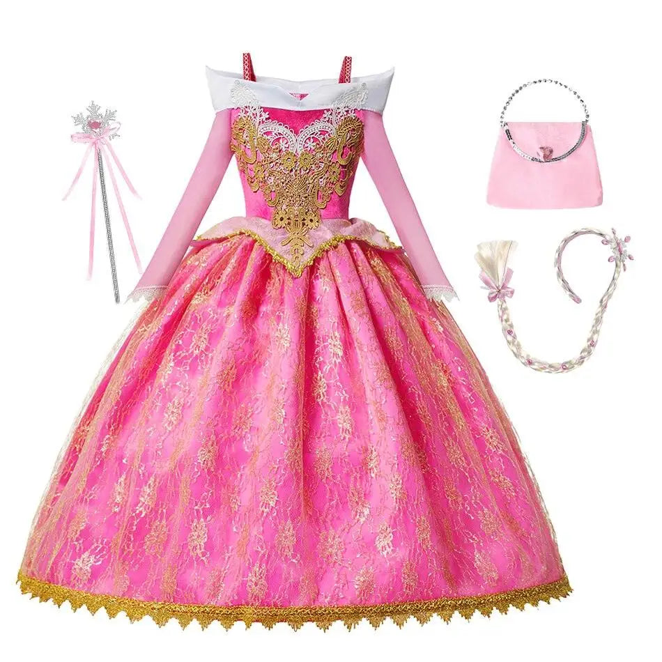 Robe Cosplay Aurore la belle au bois dormant