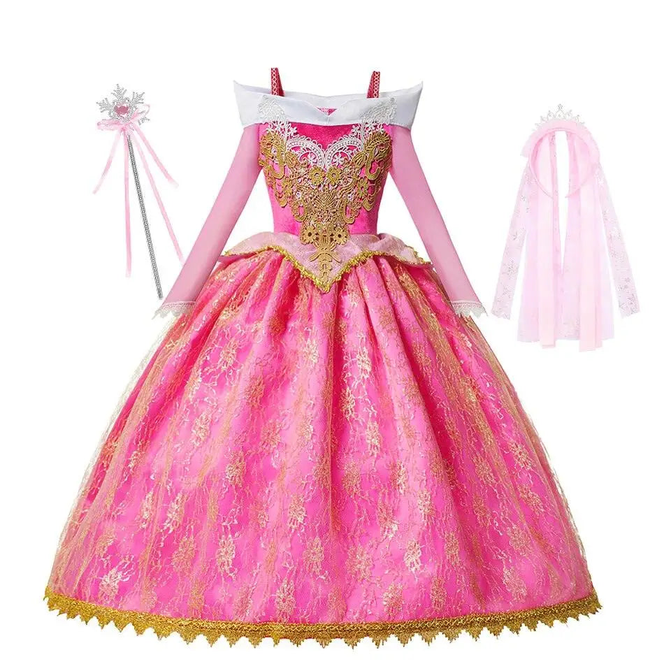 Robe Cosplay Aurore la belle au bois dormant