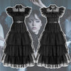 Robe Cosplay Série Mercredi Addams