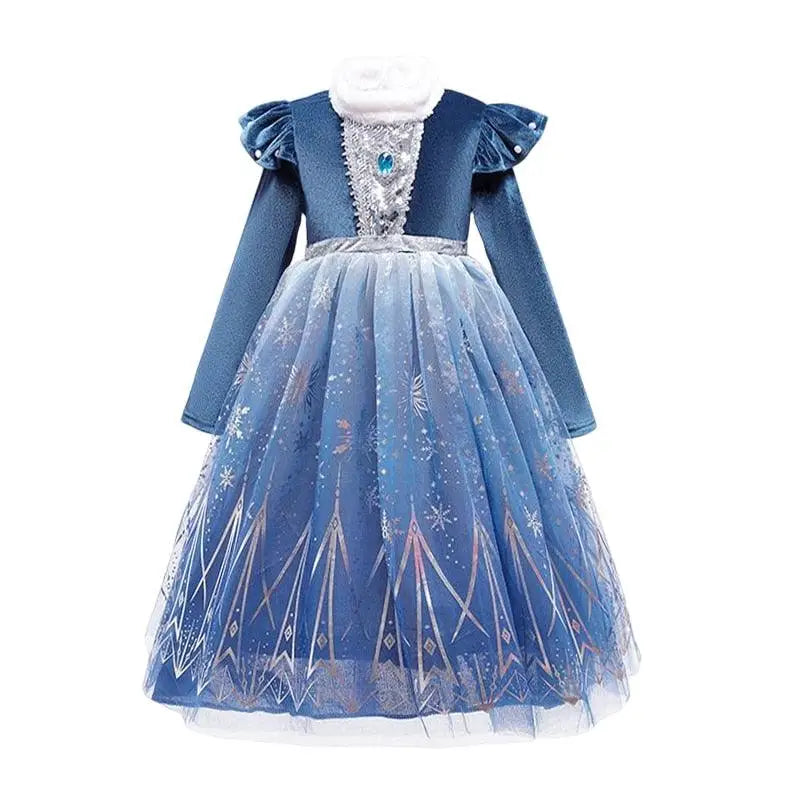 Robe de princesse Elsa Reine des neiges