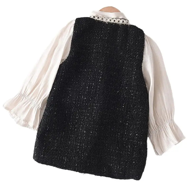 Robe décontractée nœud papillon pour filles