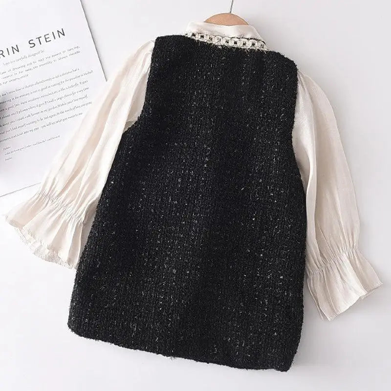 Robe décontractée nœud papillon pour filles
