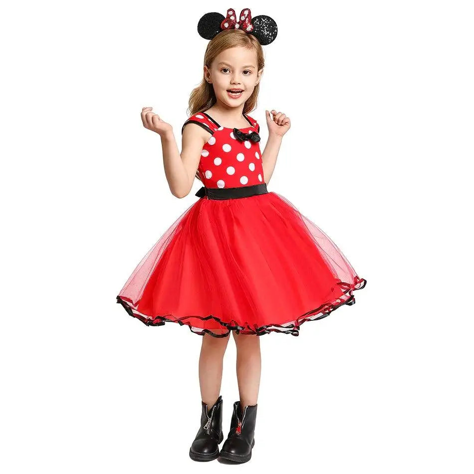 Robe fantaisie Minnie Mouse pour filles