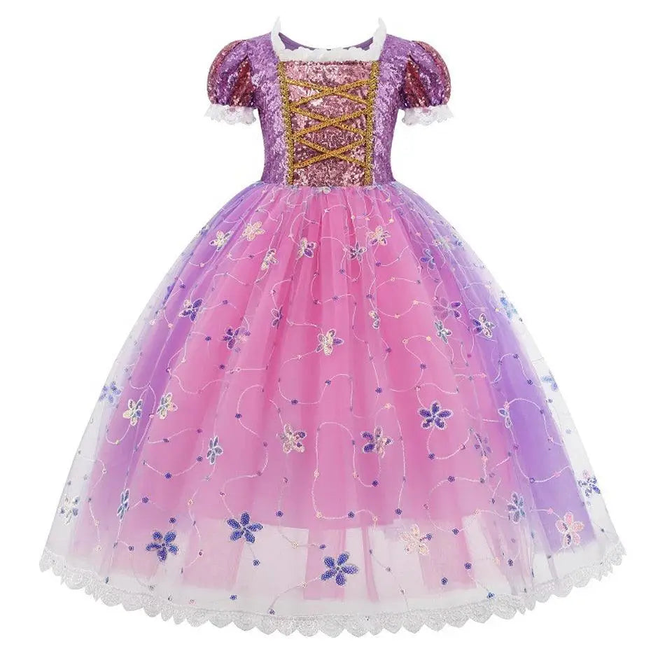Robe Princesse Raiponce en dentelle