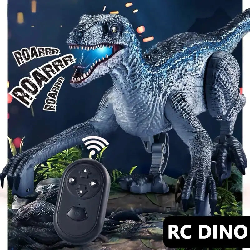 Robot dinosaure télécommandé avec lumière