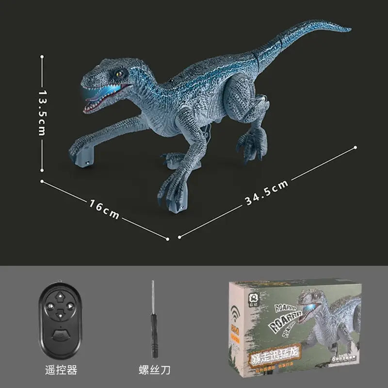 Robot dinosaure télécommandé avec lumière