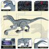 Robot dinosaure télécommandé avec lumière