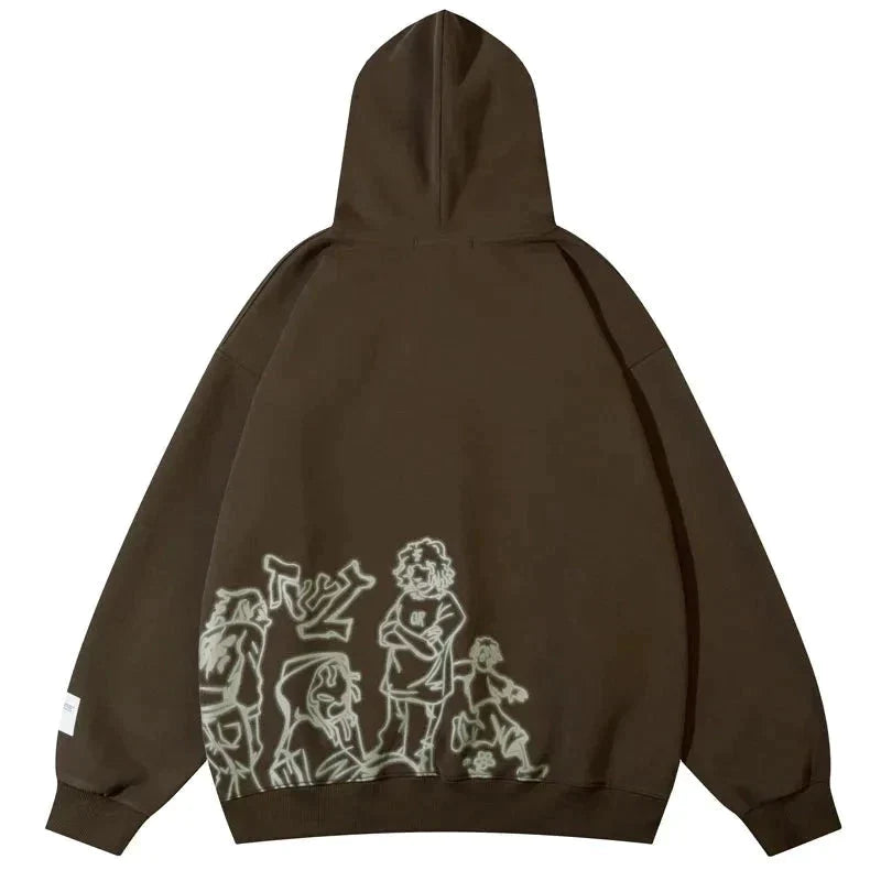 Sweatshirts Hip Hop Fashion Girl
