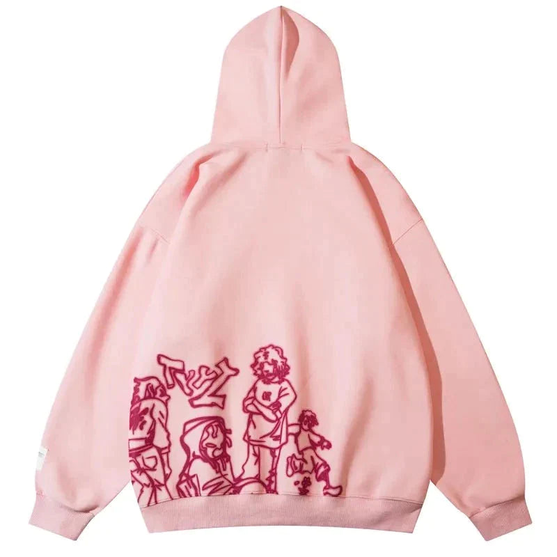 Sweatshirts Hip Hop Fashion Girl