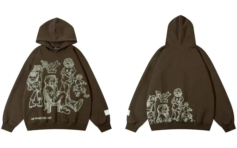 Sweatshirts Hip Hop Fashion Girl