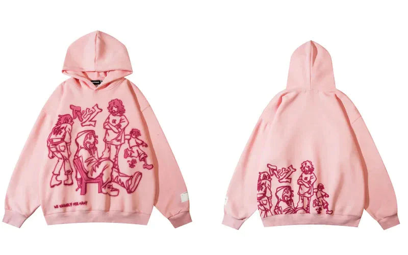 Sweatshirts Hip Hop Fashion Girl