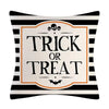 Taie coussin en lin décoration canapé Halloween