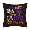 Taie coussin en lin décoration canapé Halloween